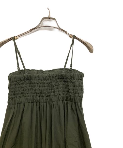 OMMO（オーエムエムオー）OMMO (オーエムエムオー) キャミソールオールインワン カーキ サイズ:36の古着・服飾アイテム