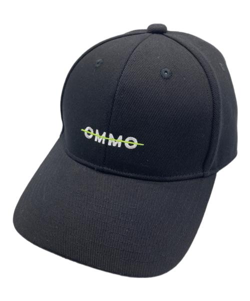 OMMO（オーエムエムオー）OMMO (オーエムエムオー) OMMO LOGO CAP ブラックの古着・服飾アイテム