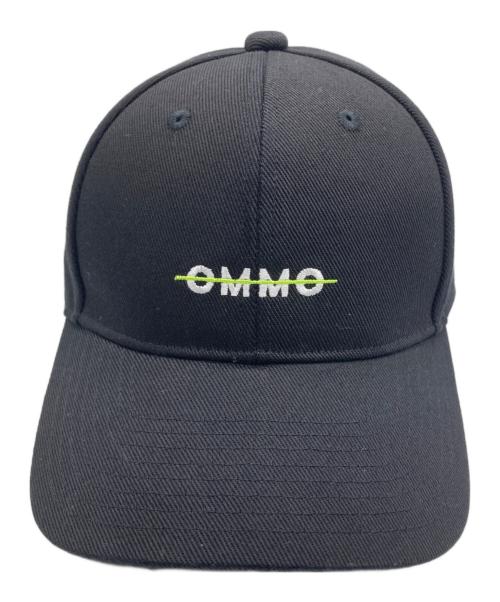 OMMO（オーエムエムオー）OMMO (オーエムエムオー) OMMO LOGO CAP ブラックの古着・服飾アイテム