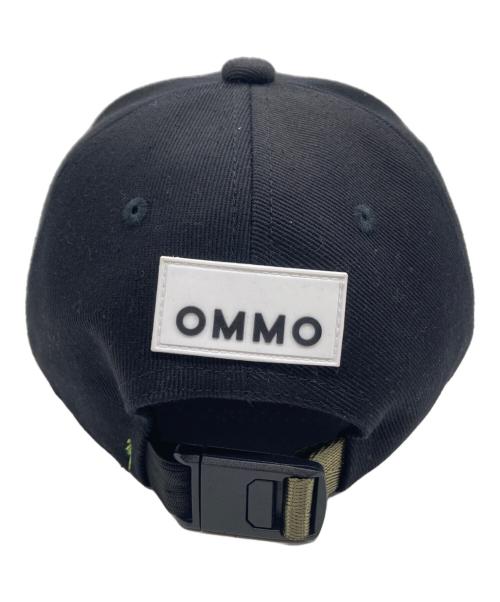 OMMO（オーエムエムオー）OMMO (オーエムエムオー) OMMO LOGO CAP ブラックの古着・服飾アイテム