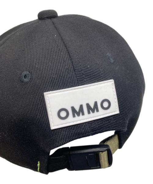 OMMO（オーエムエムオー）OMMO (オーエムエムオー) OMMO LOGO CAP ブラックの古着・服飾アイテム