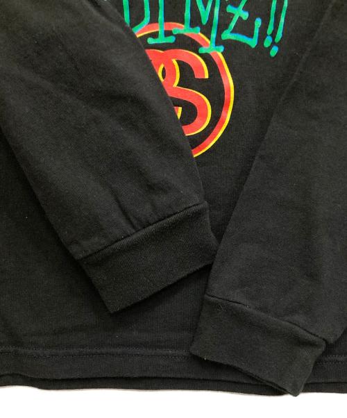 stussy（ステューシー）stussy (ステューシー) ロングスリーブカットソー ブラック サイズ:Ｌの古着・服飾アイテム