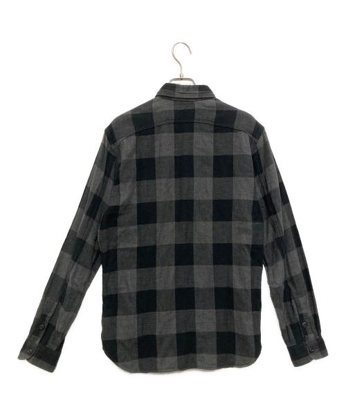 POLO RALPH LAUREN（ポロ・ラルフローレン）POLO RALPH LAUREN (ポロ・ラルフローレン) ネルシャツ グレー サイズ:XSの古着・服飾アイテム