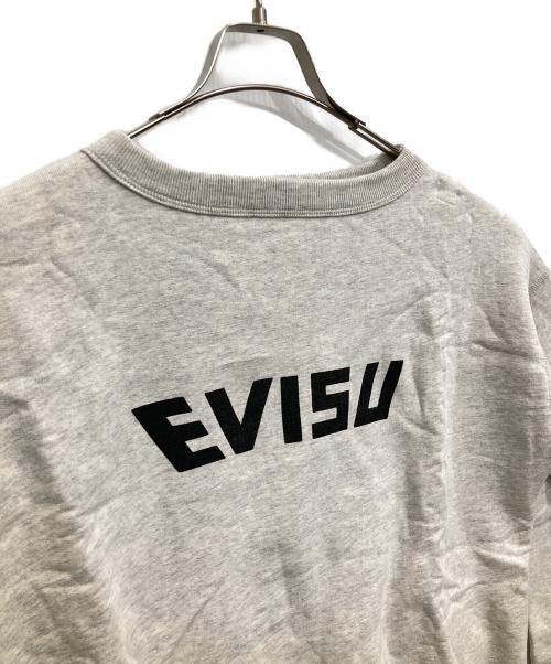 EVISU（エヴィス）EVISU (エヴィス) ロゴ裏起毛スウェット ライトグレー サイズ:40の古着・服飾アイテム