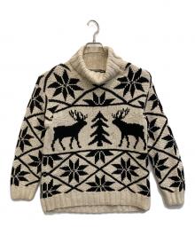 LAUREN RALPH LAUREN（ローレンラルフローレン）の古着「ノルディックセーター」｜ホワイト