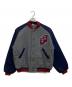 MICKEY UNLIMITED（ミッキー アンリミテッド）の古着「スタジャン」｜グレー×ネイビー