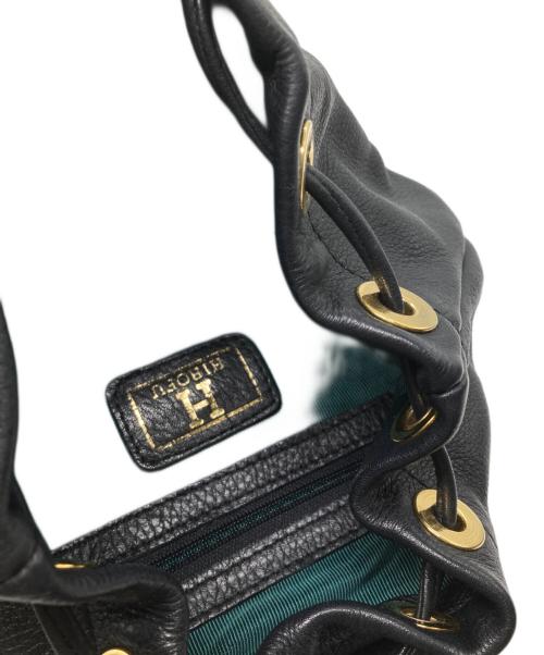 HIROFU（ヒロフ）HIROFU (ヒロフ) レザーリュック ブラックの古着・服飾アイテム