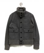 Crucianiクルチアーニ）の古着「カシミヤジャケット」｜ライトグレー