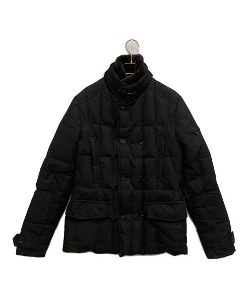 MOORER（ムーレー）MOORER (ムーレー) ダブルブレストダウンジャケット ブラック サイズ:44の古着・服飾アイテム