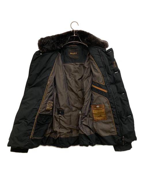 MOORER（ムーレー）MOORER (ムーレー) ダブルブレストダウンジャケット ブラック サイズ:44の古着・服飾アイテム