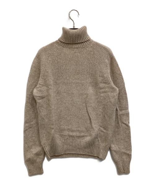 Cruciani（クルチアーニ）CRUCIANI (クルチアーニ) ウールタートルネックニット ベージュ サイズ:46の古着・服飾アイテム