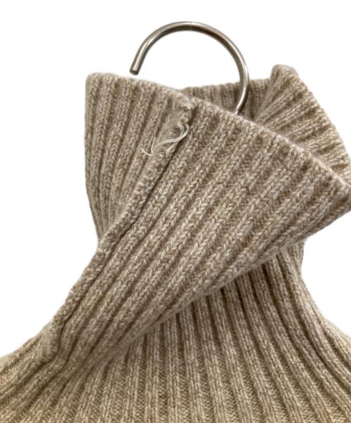 Cruciani（クルチアーニ）CRUCIANI (クルチアーニ) ウールタートルネックニット ベージュ サイズ:46の古着・服飾アイテム