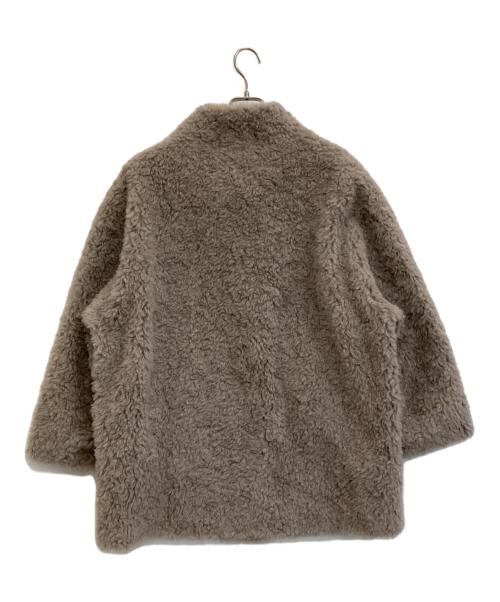 seven fairy（セブンフェアリー）seven fairy (セブンフェアリー) ウールムートンコート ベージュ サイズ:Fの古着・服飾アイテム