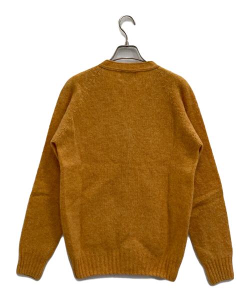 INVERALLAN（インバーアラン）INVERALLAN (インバーアラン) ニットカーディガン イエロー サイズ:40の古着・服飾アイテム