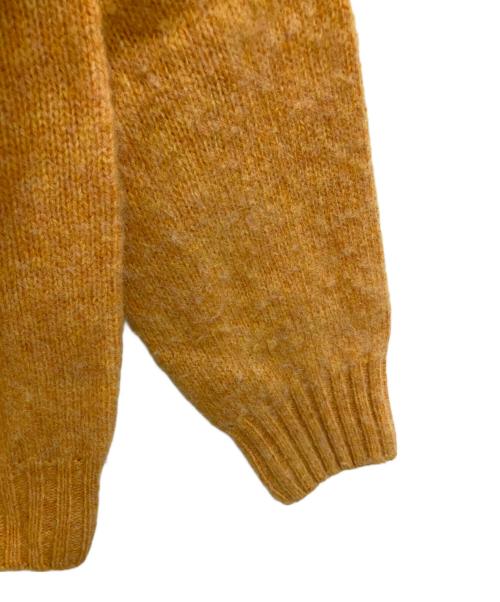 INVERALLAN（インバーアラン）INVERALLAN (インバーアラン) ニットカーディガン イエロー サイズ:40の古着・服飾アイテム