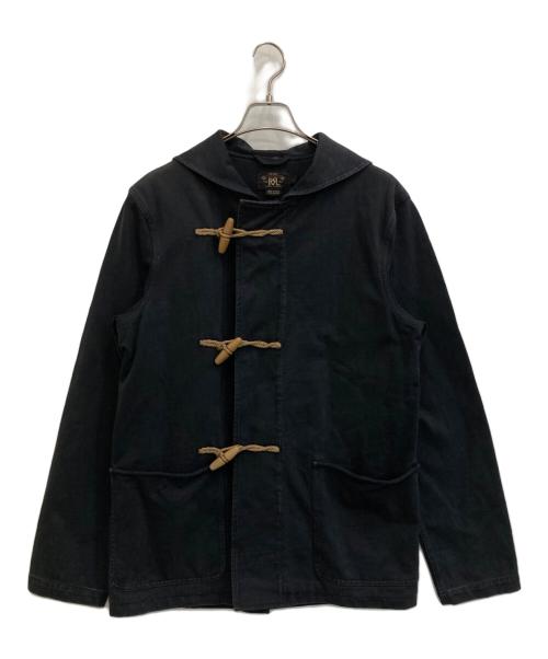 RRL（ダブルアールエル）RRL (ダブルアールエル) コットンダッフルコート ブラック サイズ:Sの古着・服飾アイテム
