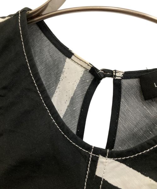 LEE MATHEWS（リー マシュー）LEE MATHEWS (リー マシュー) 22ssペイントノースリーブトップス ブラック サイズ:1の古着・服飾アイテム