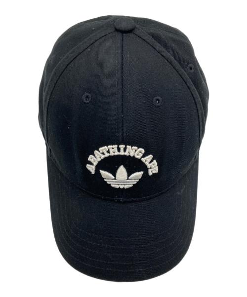 adidas（アディダス）adidas (アディダス) A BATHING APE (ア ベイシング エイプ) キャップ ブラックの古着・服飾アイテム