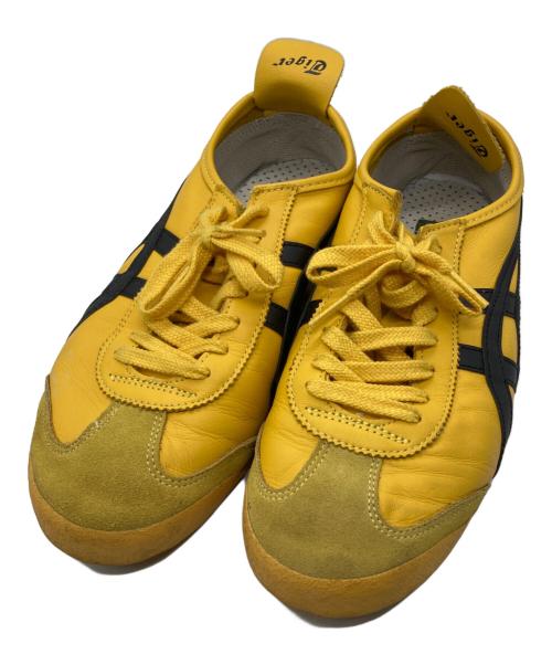 Onitsuka Tiger（オニツカタイガー）Onitsuka Tiger (オニツカタイガー) ローカットスニーカー イエロー サイズ:26の古着・服飾アイテム