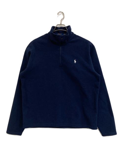 POLO RALPH LAUREN（ポロ・ラルフローレン）POLO RALPH LAUREN (ポロ・ラルフローレン) フリースプルオーバー ネイビー サイズ:Lの古着・服飾アイテム