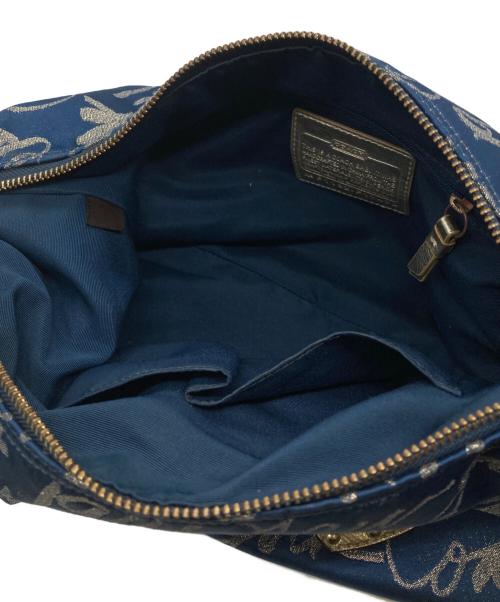 COACH（コーチ）COACH (コーチ) ポピー ショルダーバッグ ネイビーの古着・服飾アイテム
