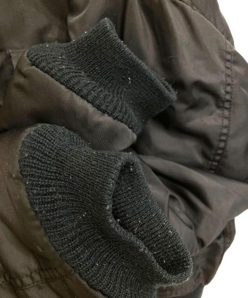 USED（ユーズド）USED (ユーズド) ナイロンフライトジャケット ブラック サイズ:Lの古着・服飾アイテム