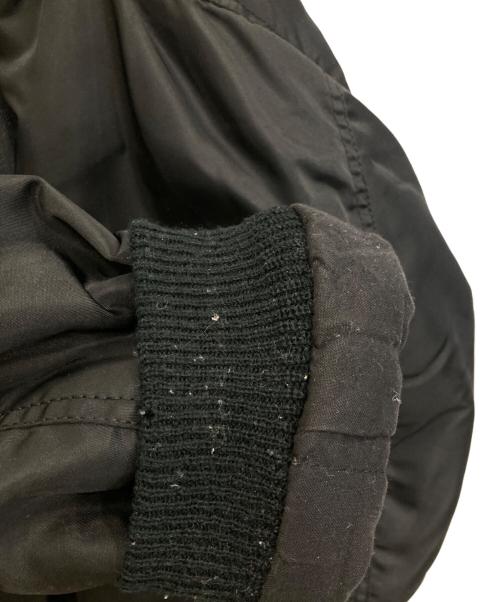 USED（ユーズド）USED (ユーズド) ナイロンフライトジャケット ブラック サイズ:Lの古着・服飾アイテム