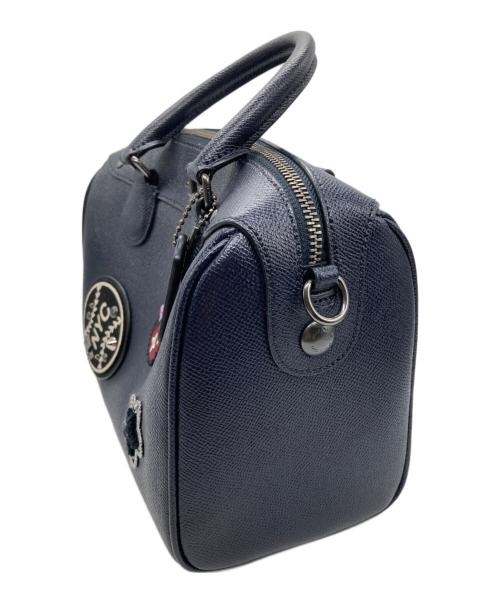 COACH（コーチ）COACH (コーチ) ハンドバッグ ネイビーの古着・服飾アイテム
