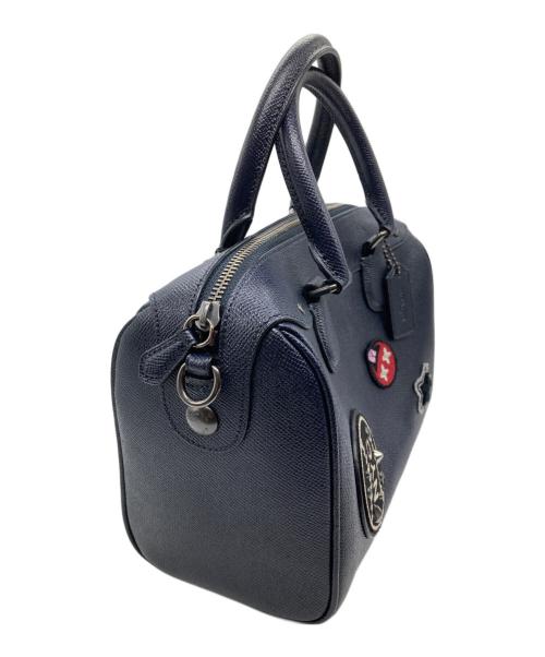 COACH（コーチ）COACH (コーチ) ハンドバッグ ネイビーの古着・服飾アイテム