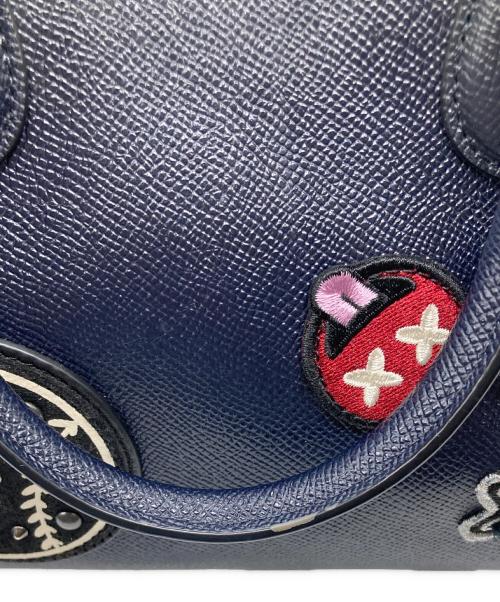 COACH（コーチ）COACH (コーチ) ハンドバッグ ネイビーの古着・服飾アイテム