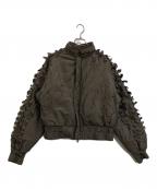 JIAN YEジェン イェ）の古着「DRGN SKIN JKT」｜ブラウン