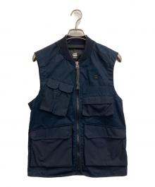 G-STAR RAW（ジースターロゥ）の古着「Utility Vest」｜ネイビー