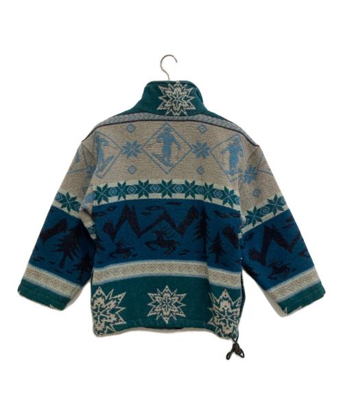 L.L.Bean（エルエルビーン）L.L.Bean (エルエルビーン) スキーノルディック柄ハーフジッププルオーバー グリーン サイズ:Sの古着・服飾アイテム