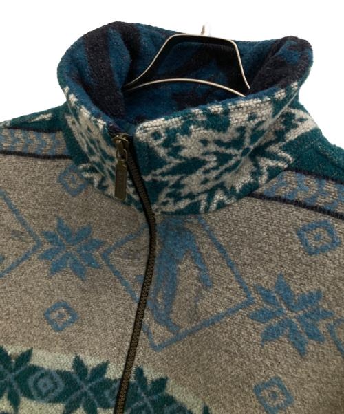 L.L.Bean（エルエルビーン）L.L.Bean (エルエルビーン) スキーノルディック柄ハーフジッププルオーバー グリーン サイズ:Sの古着・服飾アイテム