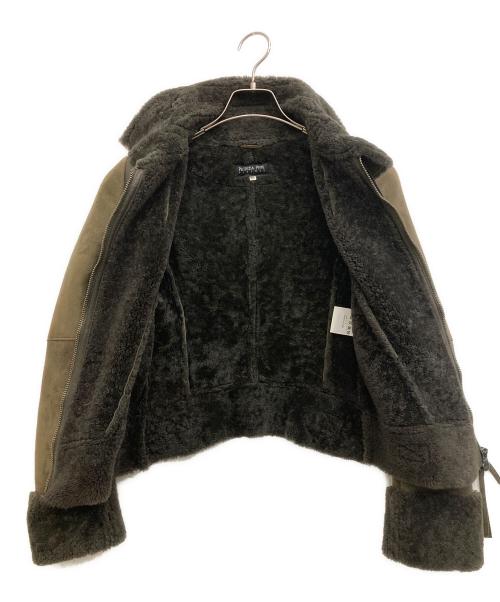 PATRIZIA PEPE（パトリツィア・ペペ）PATRIZIA PEPE (パトリツィア・ペペ) ムートンジャケット オリーブ サイズ:40の古着・服飾アイテム