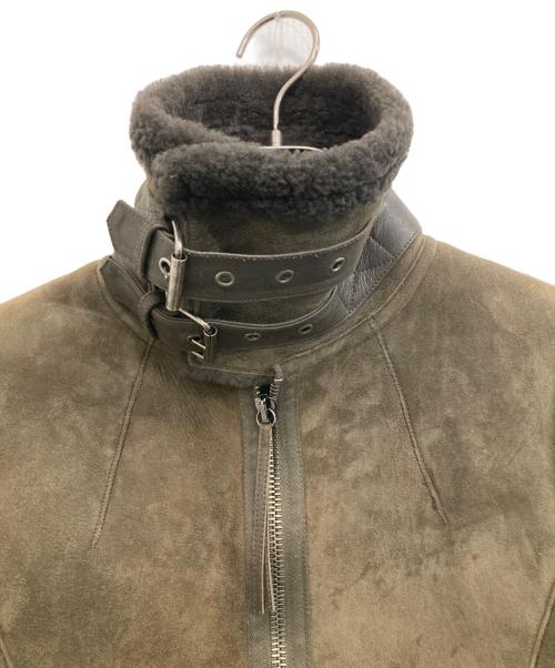 PATRIZIA PEPE（パトリツィア・ペペ）PATRIZIA PEPE (パトリツィア・ペペ) ムートンジャケット オリーブ サイズ:40の古着・服飾アイテム