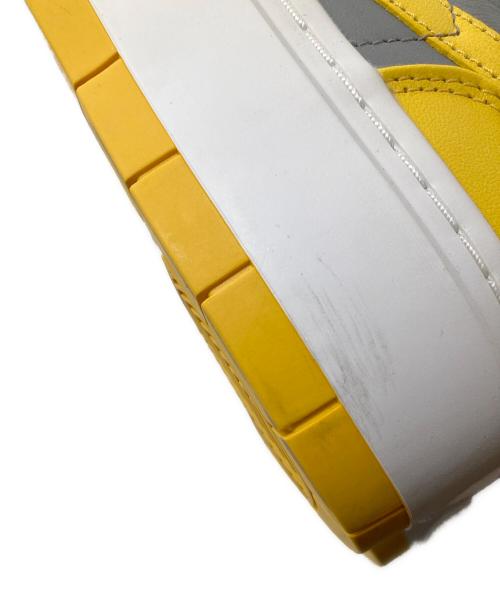 NIKE（ナイキ）NIKE (ナイキ) AIR JORDAN1 ELEVATE LOW イエロー×グレー サイズ:26.5 未使用品の古着・服飾アイテム