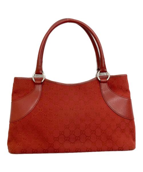 GUCCI（グッチ）GUCCI (グッチ) トートバッグ レッドの古着・服飾アイテム