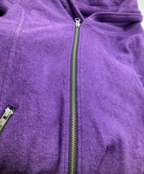 CIVARIZE（シヴァーライズ）CIVARIZE (シヴァーライズ) アシンメトリーパーカー パープル サイズ:44の古着・服飾アイテム