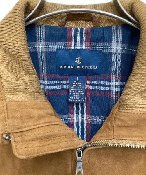 BROOKS BROTHERS（ブルックスブラザーズ）BROOKS BROTHERS (ブルックスブラザーズ) スエードレザージャケット ブラウン サイズ:Sの古着・服飾アイテム