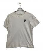 PLAY COMME des GARCONSプレイコムデギャルソン）の古着「ロゴTシャツ」｜ホワイト