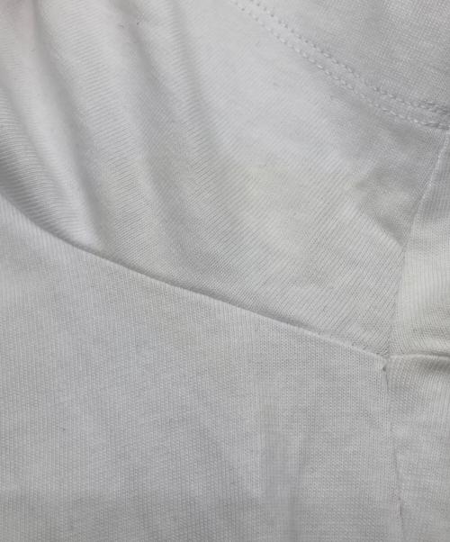 MONCLER（モンクレール）MONCLER (モンクレール) シリコンロゴ クルーネック半袖Tシャツ ホワイト サイズ:不明の古着・服飾アイテム