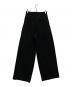 TODAYFUL (トゥデイフル) Doubletuck Twill Trousers ブラック サイズ:36 未使用品：14000円