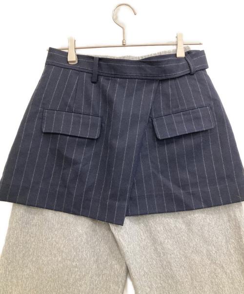 MAISON SPECIAL（メゾンスペシャル）MAISON SPECIAL (メゾンスペシャル) ラップレイヤードスウェットパンツ グレー サイズ:F 未使用品の古着・服飾アイテム