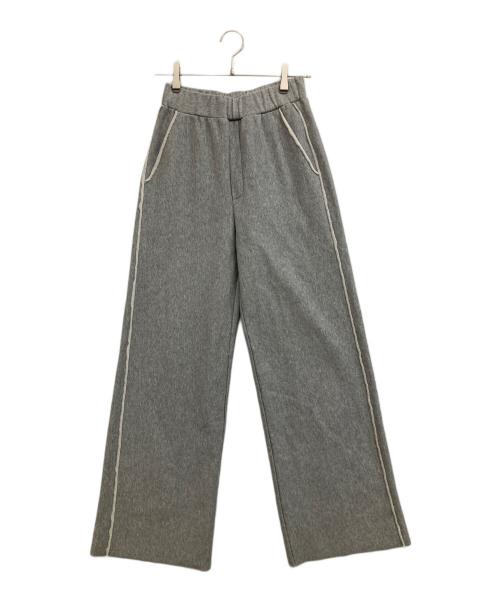 MAISON SPECIAL（メゾンスペシャル）MAISON SPECIAL (メゾンスペシャル) ラップレイヤードスウェットパンツ グレー サイズ:F 未使用品の古着・服飾アイテム
