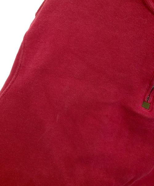 POLO RALPH LAUREN（ポロ・ラルフローレン）POLO RALPH LAUREN (ポロ・ラルフローレン) ハーフジップスウェット レッド サイズ:-の古着・服飾アイテム