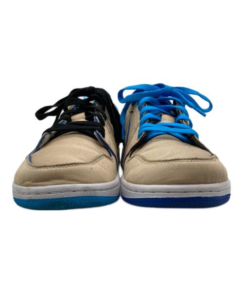 NIKE（ナイキ）NIKE (ナイキ) AIR JORDAN 1 LOW DESERT ORE ブルー×ベージュ サイズ:26の古着・服飾アイテム