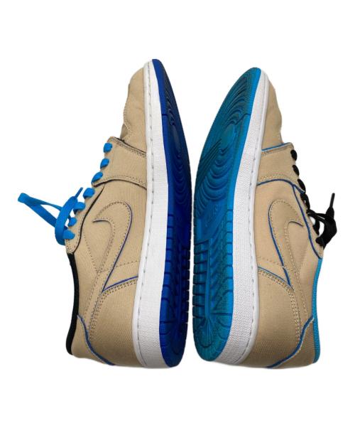NIKE（ナイキ）NIKE (ナイキ) AIR JORDAN 1 LOW DESERT ORE ブルー×ベージュ サイズ:26の古着・服飾アイテム