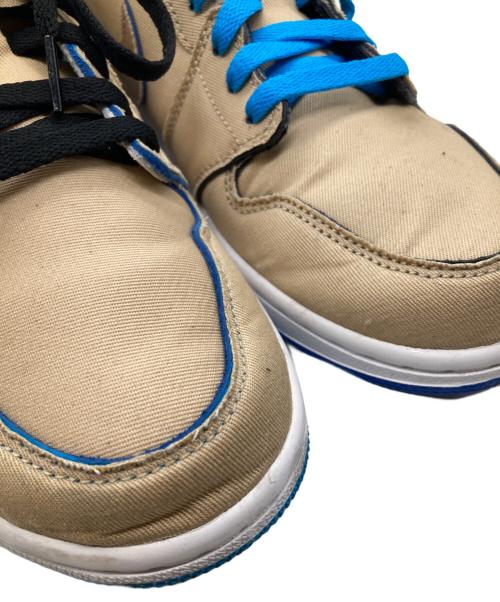NIKE（ナイキ）NIKE (ナイキ) AIR JORDAN 1 LOW DESERT ORE ブルー×ベージュ サイズ:26の古着・服飾アイテム