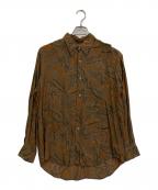 PAUL SMITHポールスミス）の古着「レーヨンシャツ」｜ブラウン